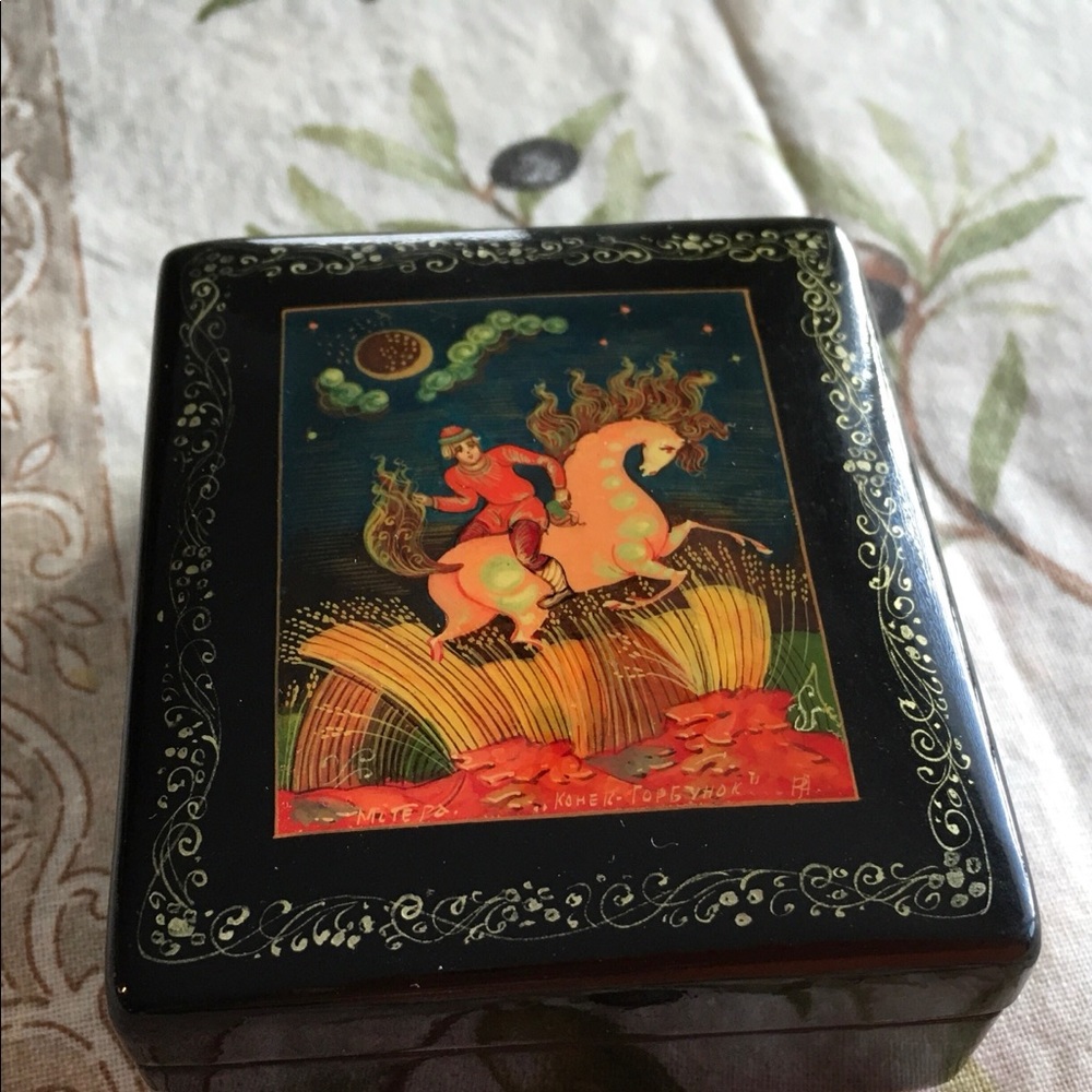 Vintage Russian Lacquer Box